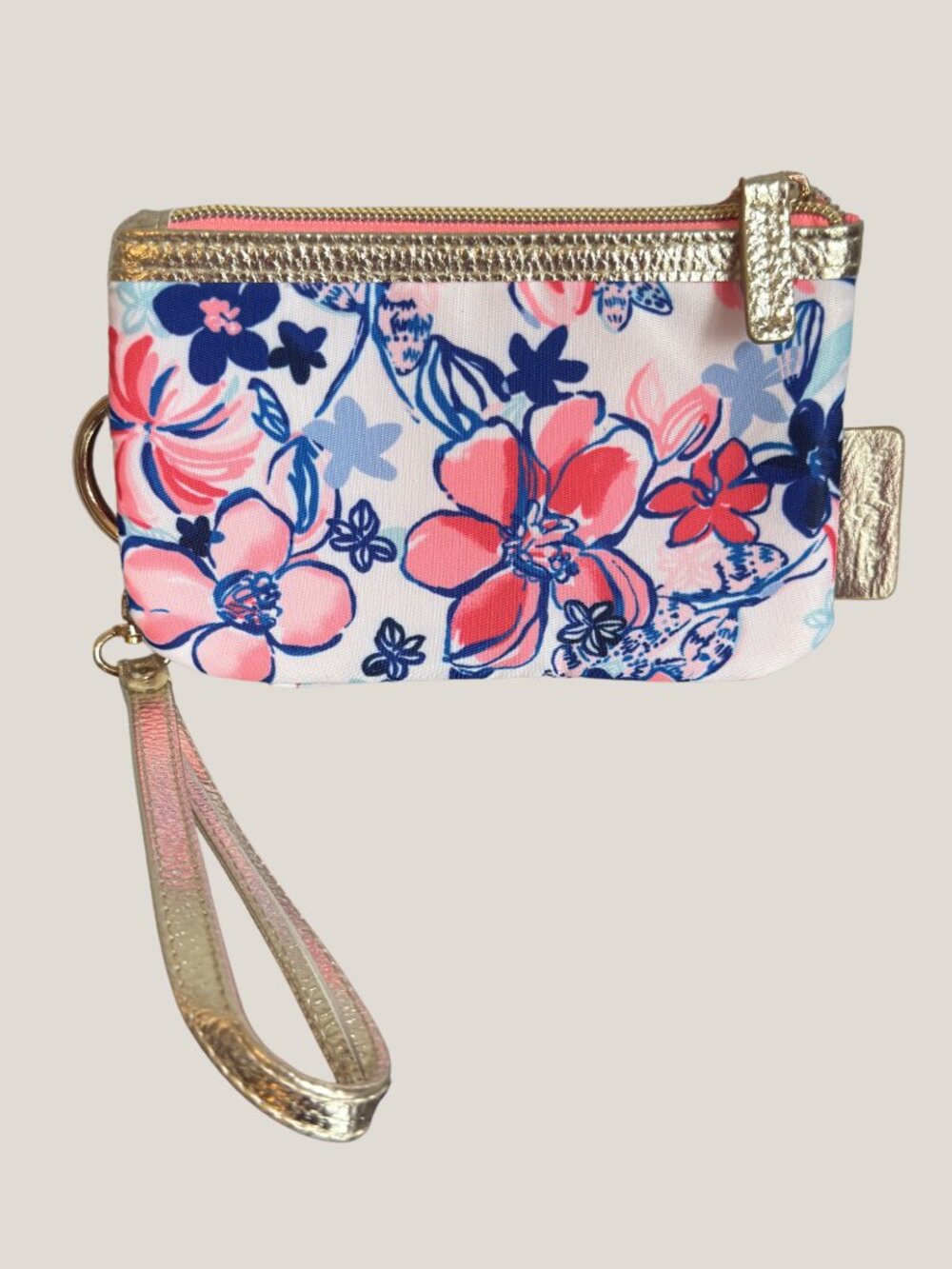 NWOT Lilly Pulitzer Zip Top Wallet Wristlet Party Like a Lobstar